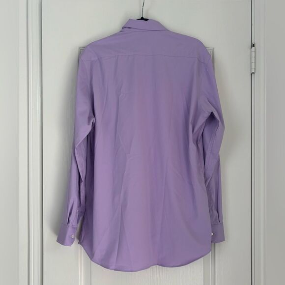 Perry Ellis Lavender Dress Shirt - Picture 2 of 3